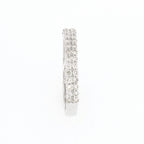 Double Row Diamond Ring 10kt WG SI-GH 0.80cttw Size 10 RN00158