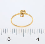 Heart Key Ring 10kt YG 0.8gr RN00123