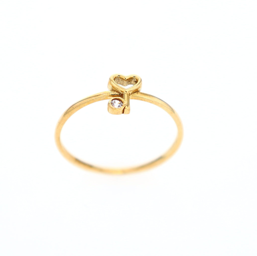 Heart Key Ring 10kt YG 0.8gr RN00123