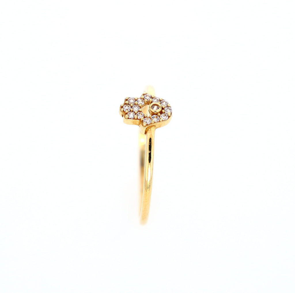 Hamsa Ring 10kt YG 0.8gr RN00128