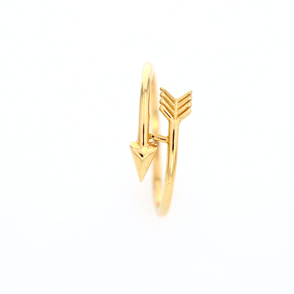 Arrow Ring 10kt YG 1.4gr RN00116