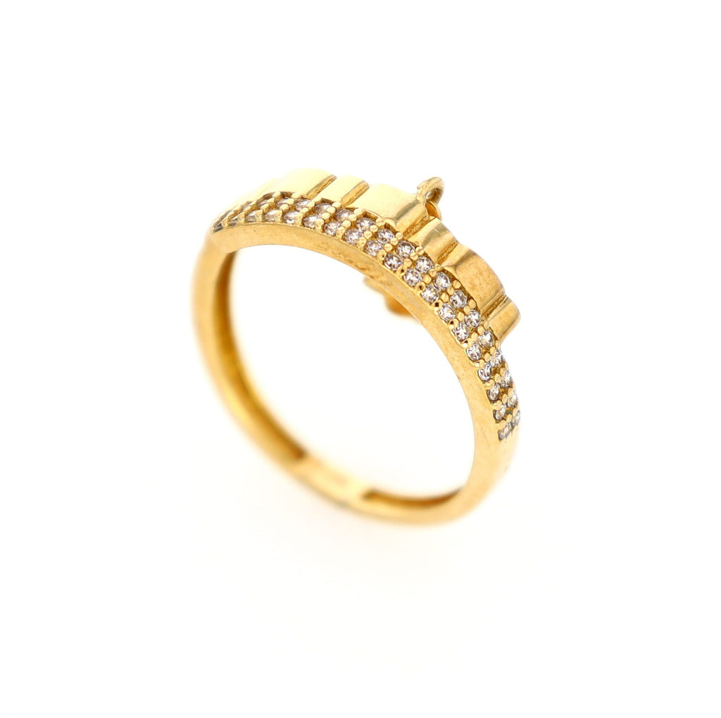 Evil Eye Hamsa Ring 10kt YG 2.0gr RN00132