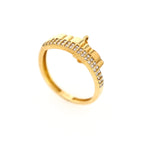 Evil Eye Hamsa Ring 10kt YG 2.0gr RN00132