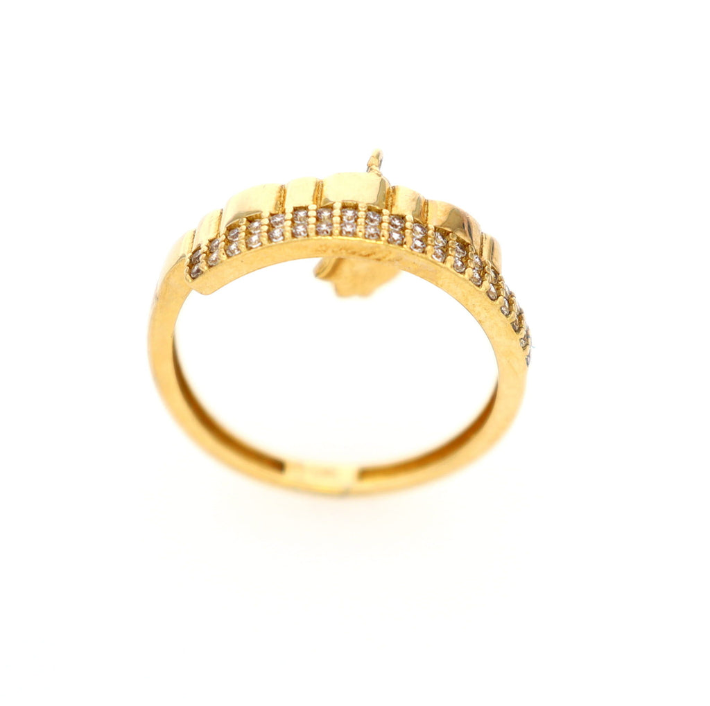 Evil Eye Hamsa Ring 10kt YG 2.0gr RN00132
