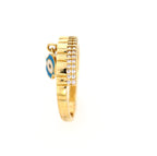 Evil Eye Hamsa Ring 10kt YG 2.0gr RN00132