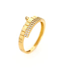 Evil Eye Hamsa Ring 10kt YG 2.0gr RN00132