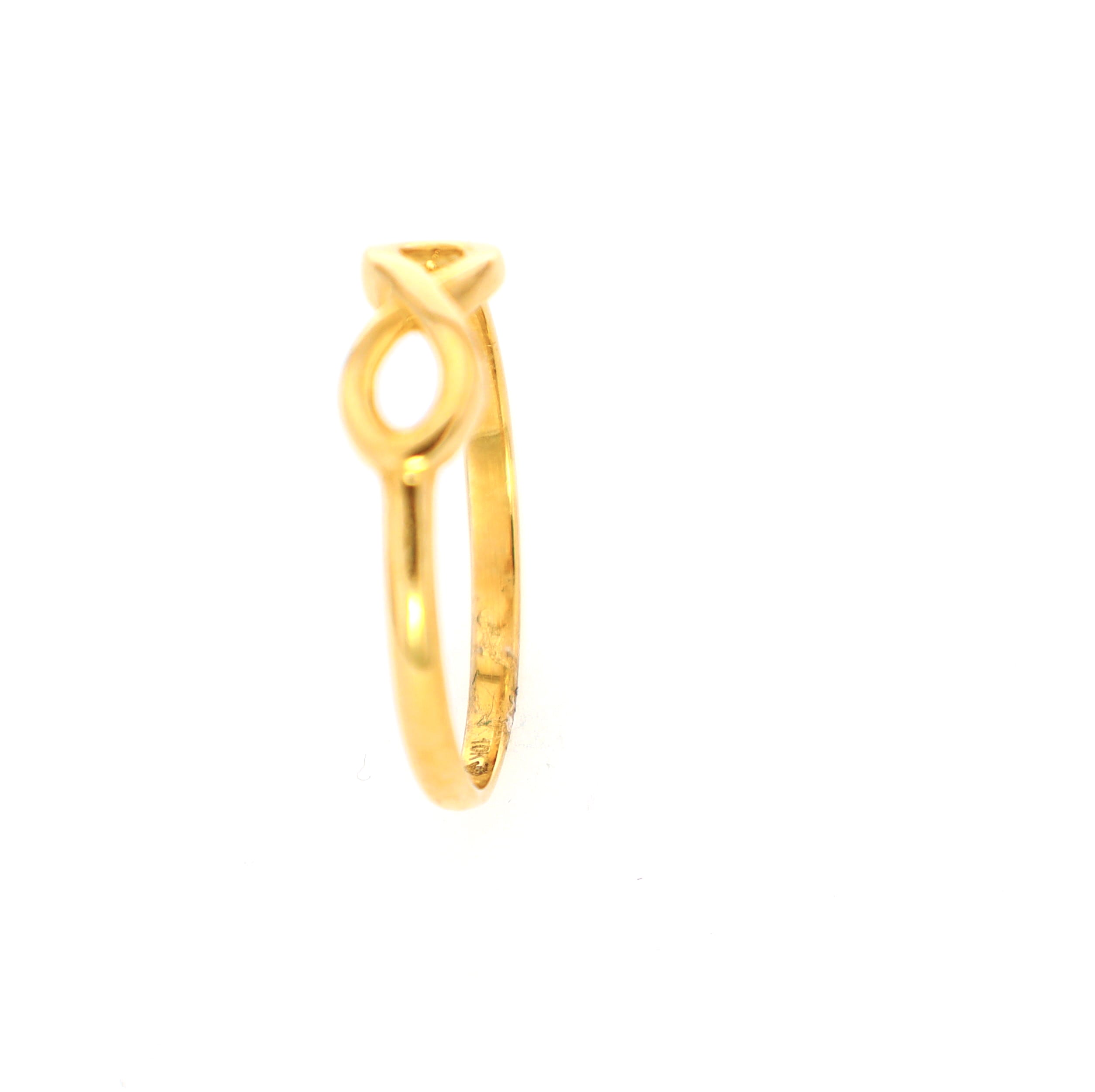 Infinity Ring 10kt YG 1.0gr RN00127