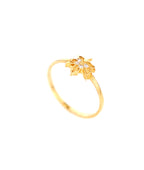 Maple Leaf Ring 10kt YG 1.0gr RN00119