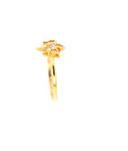 Maple Leaf Ring 10kt YG 1.0gr RN00119