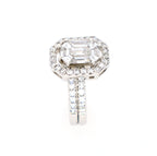 Invisible Set Cashé Engagement Band Ring Invisible Set Cut to Spec 18kt WG 7.64gr 1.65cttw RN00166