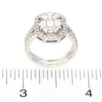 Invisible Set Cashé Engagement Band Ring Invisible Set Cut to Spec 18kt WG 7.64gr 1.65cttw RN00166