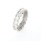 Baguette and Marquise Diamond Eternity Ring 18kt WG 4.62gr 2.62cttw Si-GHI RN000377