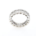 Baguette and Marquise Diamond Eternity Ring 18kt WG 4.62gr 2.62cttw Si-GHI RN000377