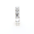 Baguette and Marquise Diamond Eternity Ring 18kt WG 4.62gr 2.62cttw Si-GHI RN000377