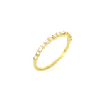 Baguette Round Stacker 18kt YG 1.29gr 0.26cttw RN00172