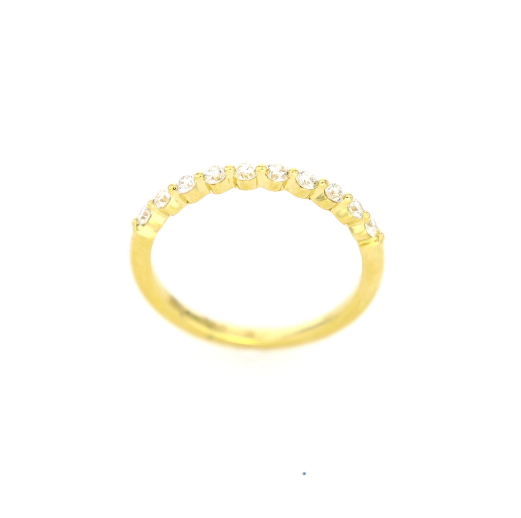 Diamond Stacker Ring 18kt YG 0.32cttw Size 6 RN00141