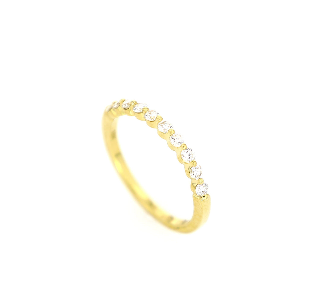 Diamond Stacker Ring 18kt YG 0.32cttw Size 6 RN00141