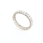 Emerald Cut Eternity Ring 14kt WG 2.3gr Size 6 2.65cttw SI/I-GHI RN000300