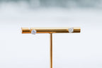 Martini Diamond Studs 14kt WG SI-Fg Natural 1.00cttw 1gr ER00186