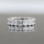 Baguette and Marquise Diamond Eternity Ring 18kt WG 4.62gr 2.62cttw Si-GHI RN000377