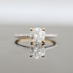 The Full Circle Engagement Ring 18kt YG 1.25ctw 1.96gr 1.15 centre Si-I2 GHI RN000442C