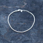 Cashé Tennis Bracelet Diamond Natural 18kt Adj WG 2.8gr 7.5" 2.25cttw SI GHI BR000187