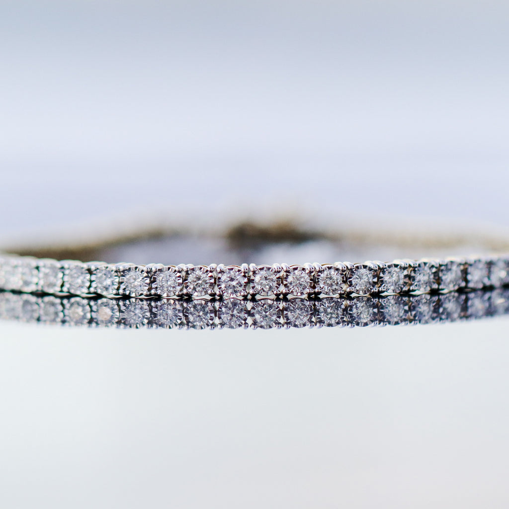 Cashé Diamond Tennis Bracelet 10kt YG 8" SI-GH 3.00cttw BR000340
