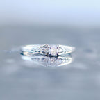 Little Round Diamond Ring Size 6 18kt WG 2.06gr 0.30cttw RN00105