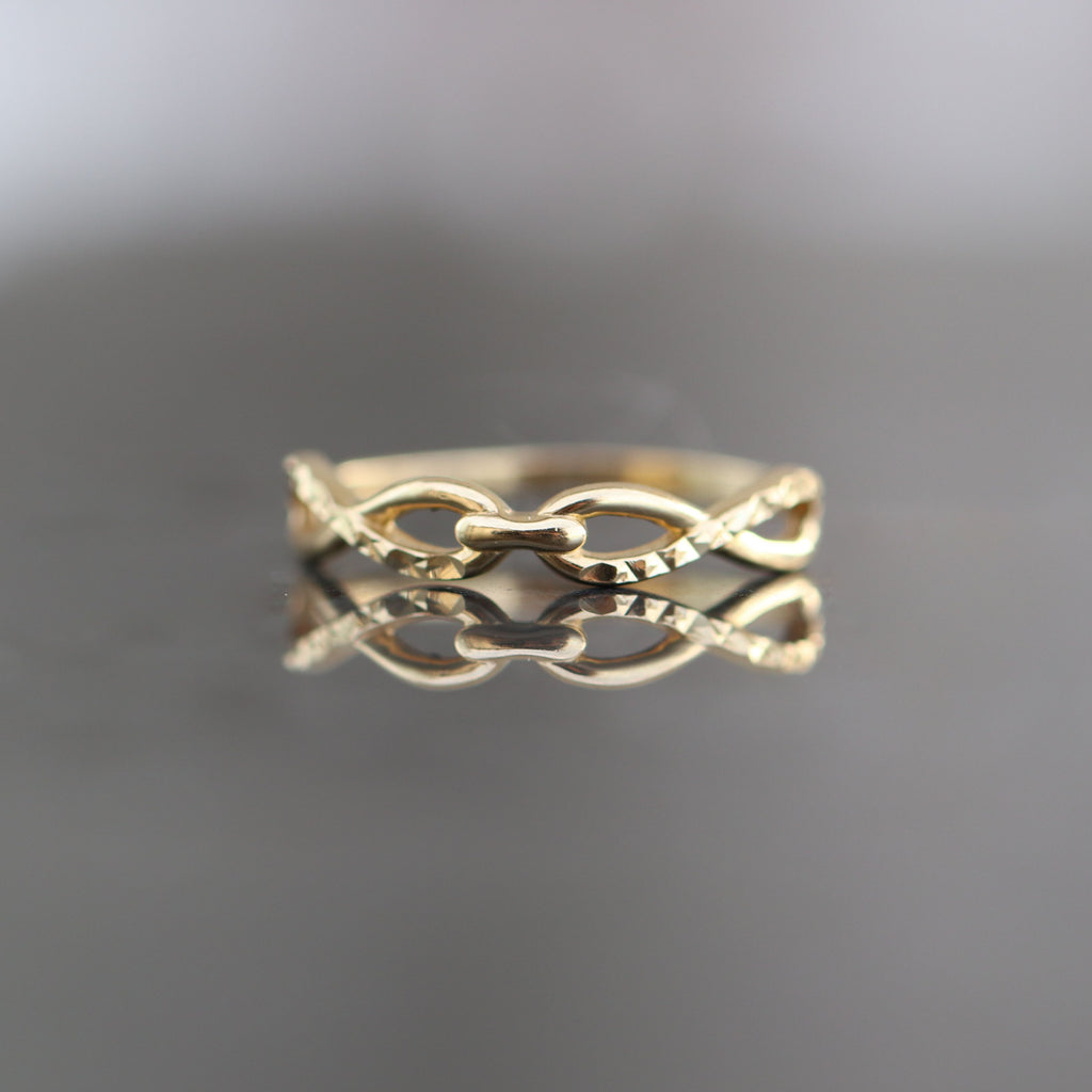 Bow Ring 10kt 0.9gr YG RN00121