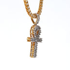 Baguette Ankh Pendant 10kt YG 4.0gr 0.78cttw SI-I GHIJ PN0001000