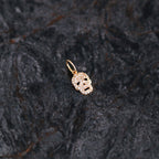 Small Skull Pendant 14kt YG 0.175cttw 0.6gr PN00134