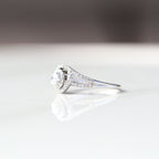 Wedding Ring & Band 2 Piece Set 14kt WG 3.29gr 0.40cttw Natural SI-I GHI Size 5 RN00202