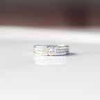 Platinum Diamond Ring 10.51gr 0.39cttw Size 5 RN00207C