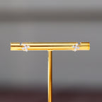 Snowflake Diamond Earrings 14kt YG 1gr 0.30cttw Natural ER00201